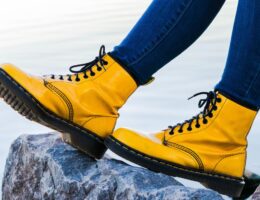 żółte buty workery damskie